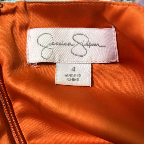 Jessica Simpson Colorful Maxi Boho Print Sundress with Built in Bra- 4 - Picture 4 of 8